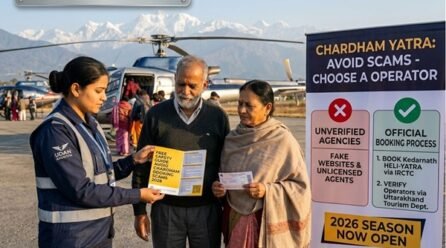 Dehradun Helicopter Operator Warns Pilgrims About Rising Chardham Booking Scams – Issues Free Safety Guide as 2026 Season Opens