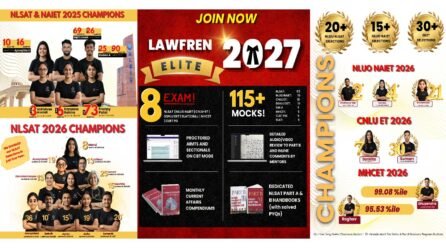 Lawfren Rated Among the Best NLSAT Coaching and Best 3 Year LLB Coaching in India