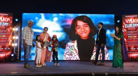 The Chief Guest Was Nine: Victoria Isaac Takes the Stage at MRF Club Day in Chennai