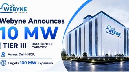 Webyne Announces 10 MW Tier III Data Center Capacity Across Delhi-NCR, Targets 100 MW Expansion